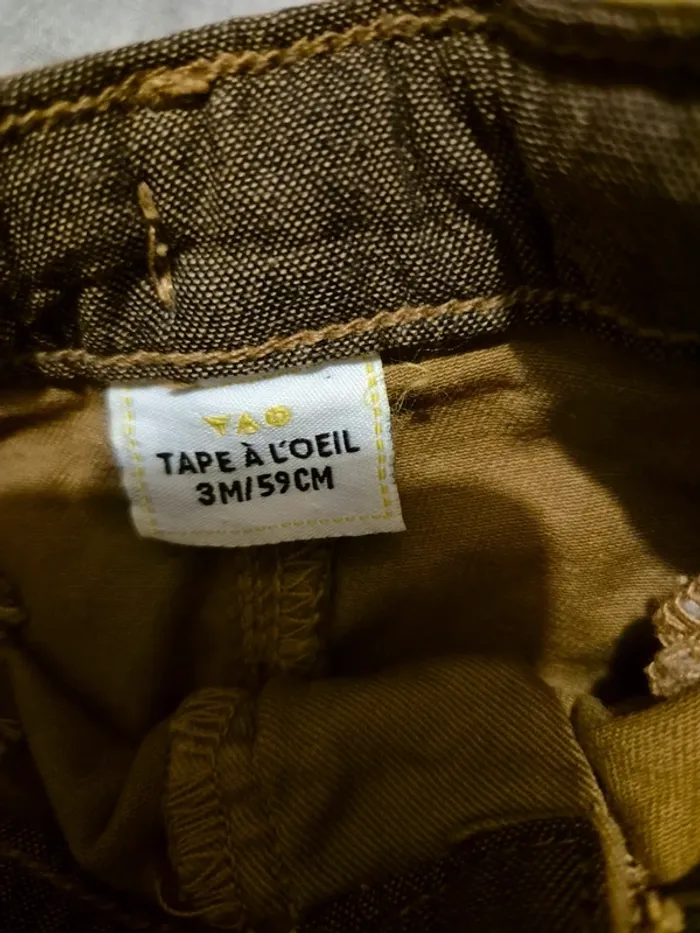 Lot 2 pantalons 3 mois - photo numéro 3