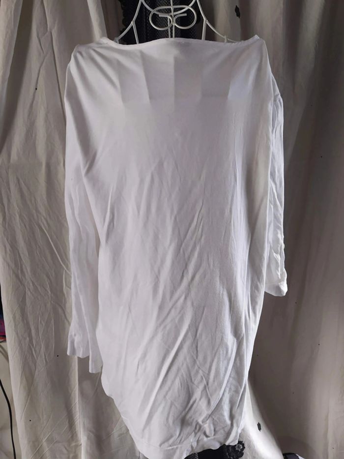 Gilet tunique long blanc Lady Captain - photo numéro 6