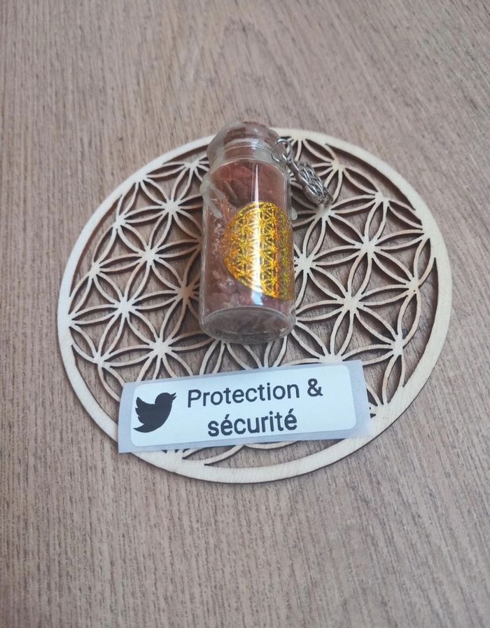 Fiole spell jar protection et sécurité