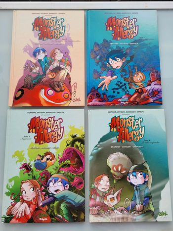 4 BD Monster Allergy : Tomes 2, 3, 4 et 6