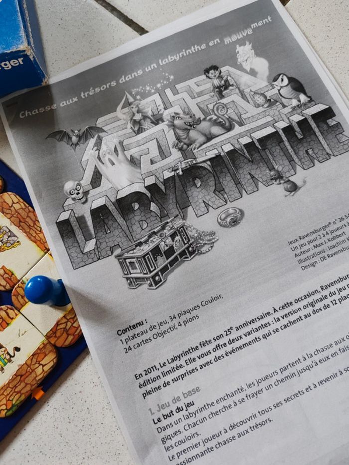 Jeu labyrinthe vintage - photo numéro 3