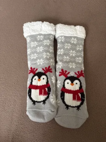 Chaussettes anti dérapantes Noël