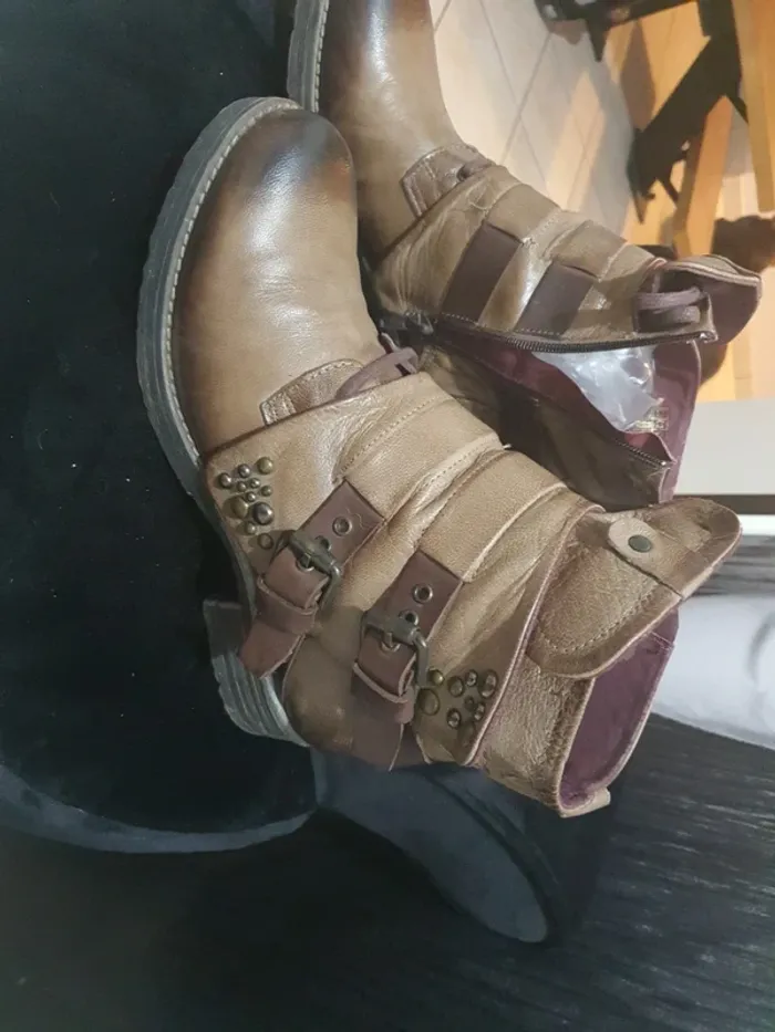 Boots tout cuir - photo numéro 2