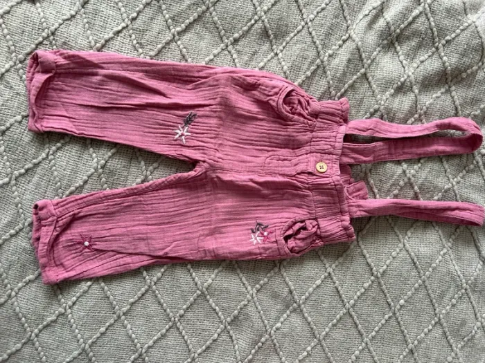 Pantalon rose floral 18 mois - photo numéro 6