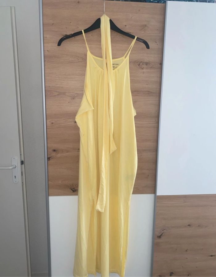 Robe longue avec fente