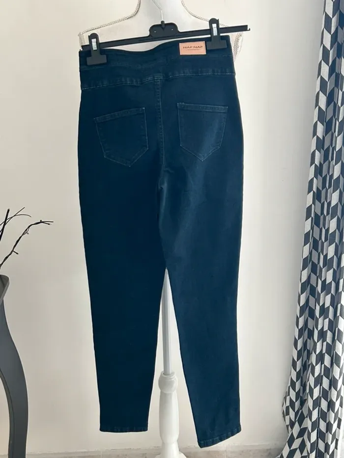 Jean taille haute Naf Naf taille 34 - photo numéro 3