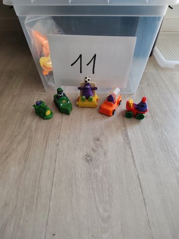 Figurine McDonald's grimace ×5.