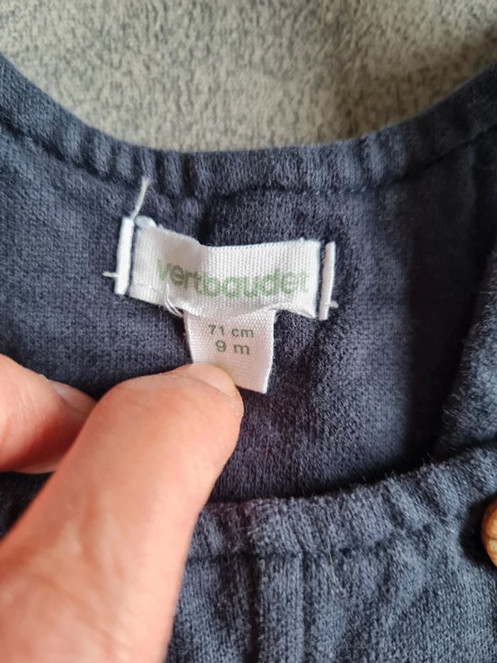 Lot de 2 salopettes taille 9mois - photo numéro 6