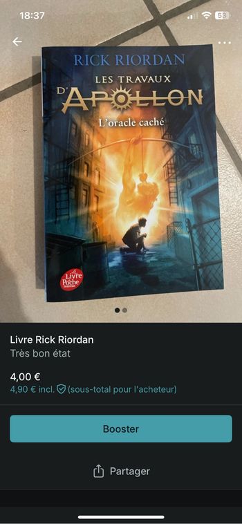 Livre en parfait état