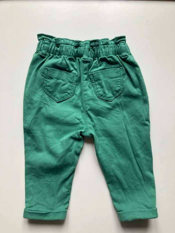 Pantalon vert 12 mois tape à l’œil - photo numéro 4