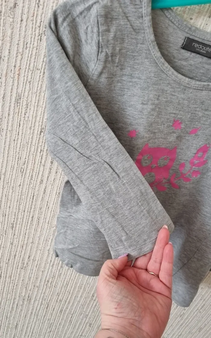Tee shirt manche longue taille 5 ans la redoute - photo numéro 5