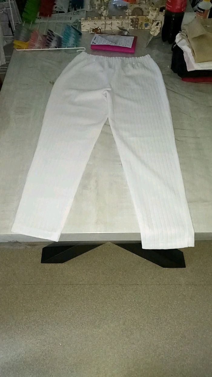 Pantalon blanc femme - photo numéro 5