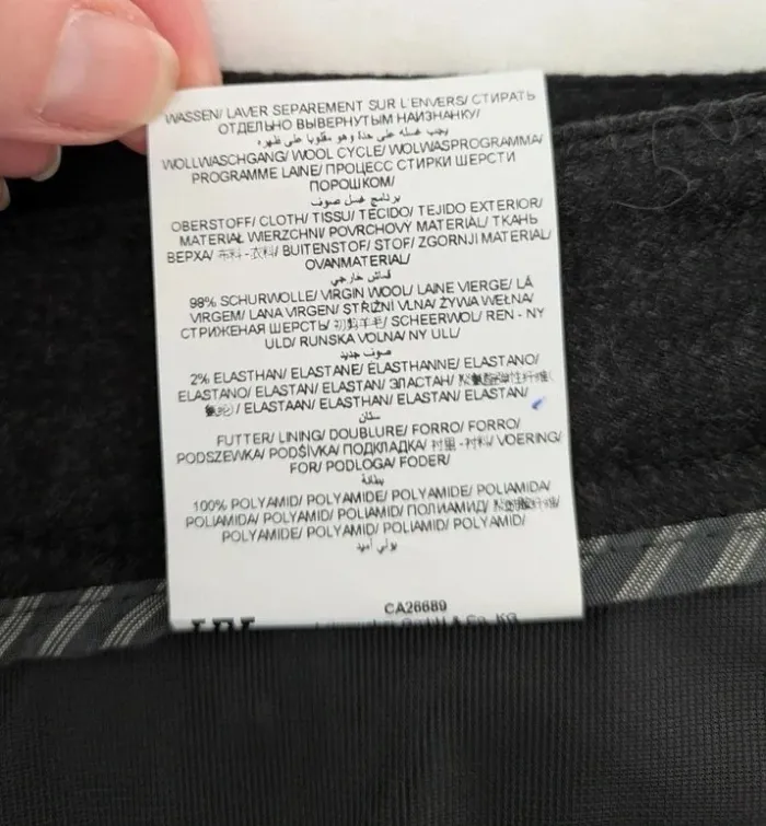 Pantalon neuf gris 98% laine vierge - Brax Feel Good Peter Hahn - taille 40 - photo numéro 4