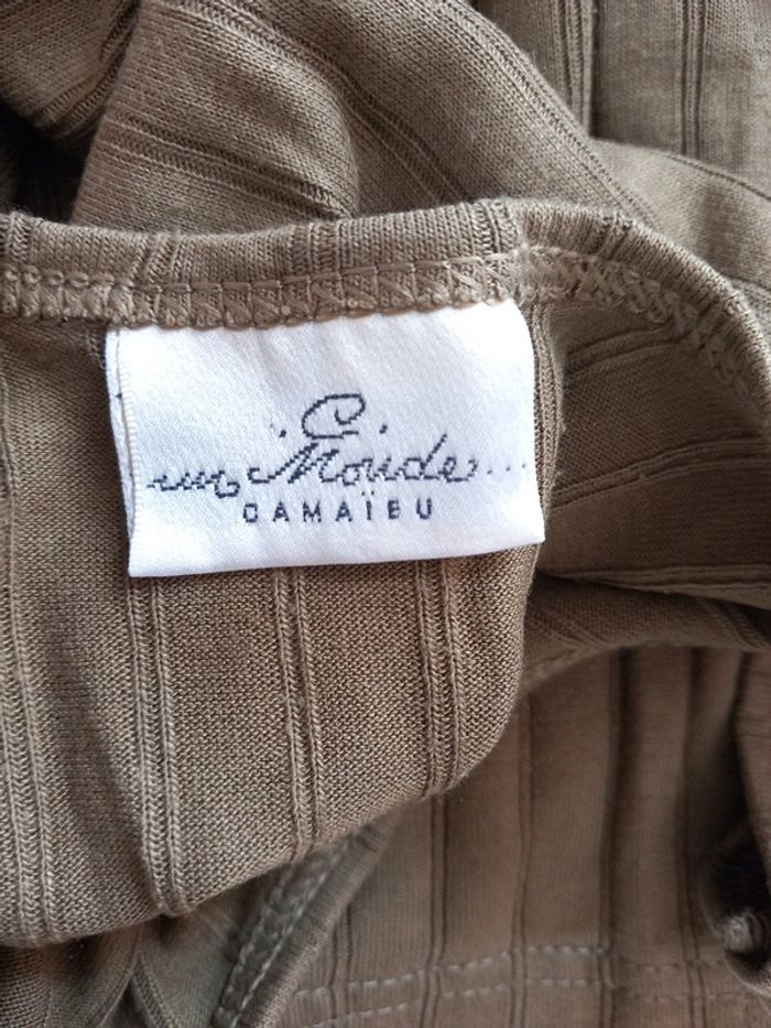 Tee-shirt tunique coton T38 Camaïeu - photo numéro 3