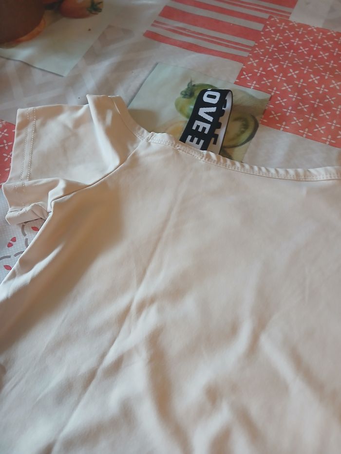 Tee-shirt 9 ans beige, noir et marron - photo numéro 5