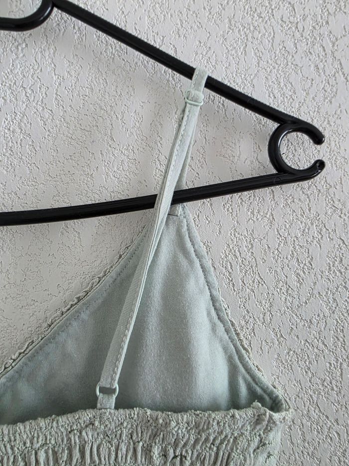 Crop top bleu clair/menthe Pimkie taille s - photo numéro 7