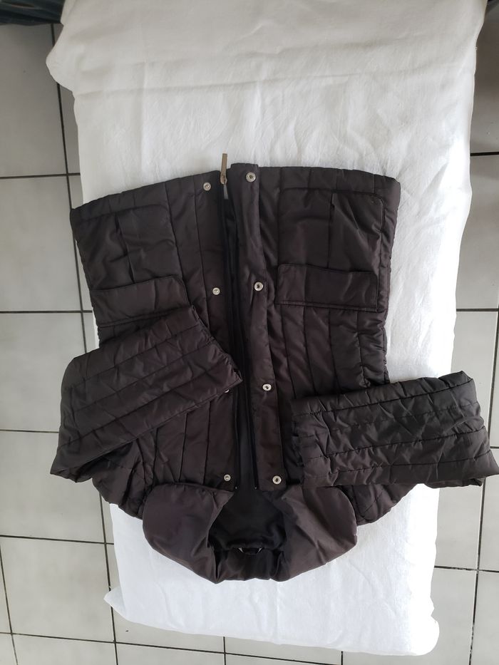 Veste doudoune noire mi-saison Xanaka