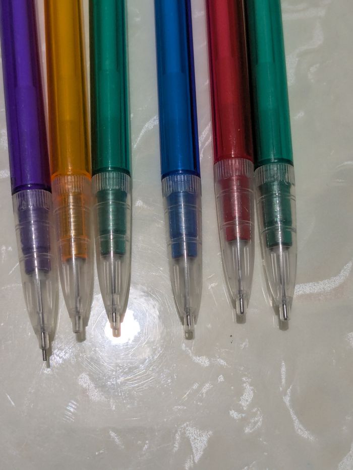 Lot de 6 porte-mines Cora. - photo numéro 3