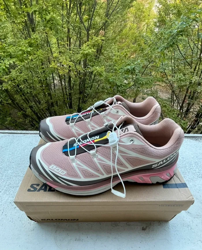 Salomon XT 6 Mahogany Rose / Earth Brown / Flamingo Pink - photo numéro 7