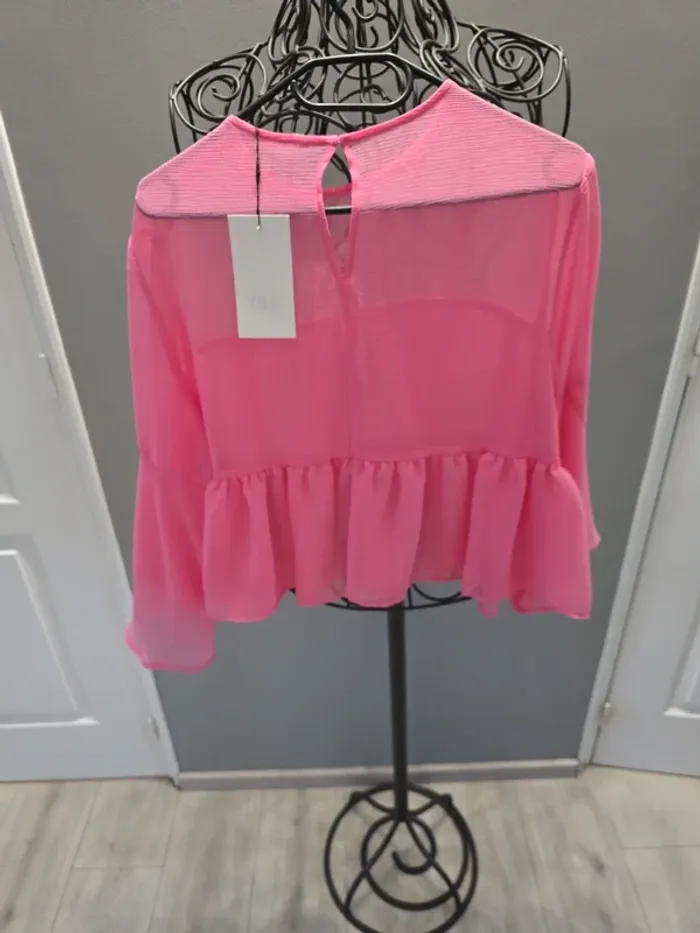 Blouse à volants Zara - photo numéro 5