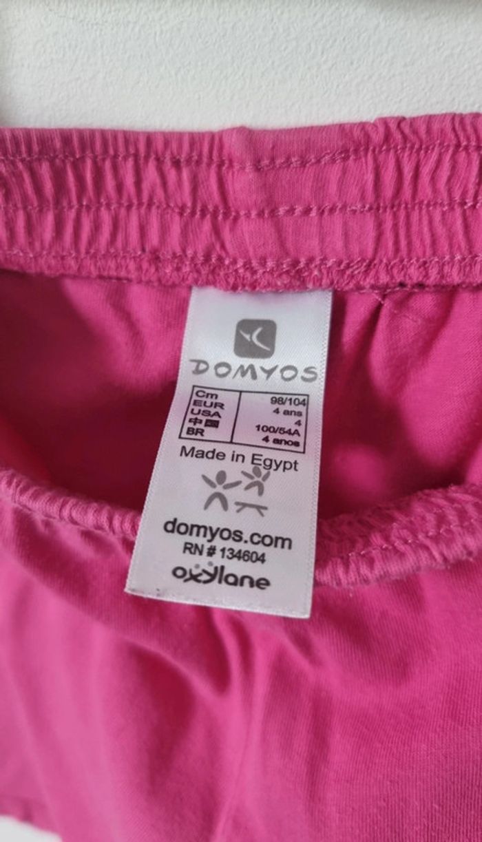 Domyos short fushia taille 4ans - photo numéro 3