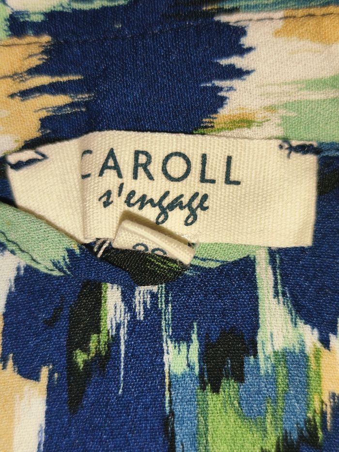 Robe imprimée en viscose Caroll 36 - photo numéro 5