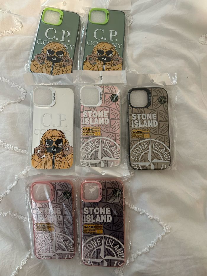 Coque, Stone Islande et CP company
