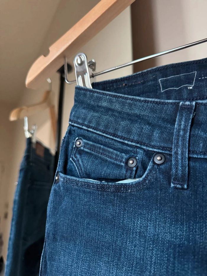 jean skinny levis foncé w 25 Demi Curve Modern Rise - photo numéro 3