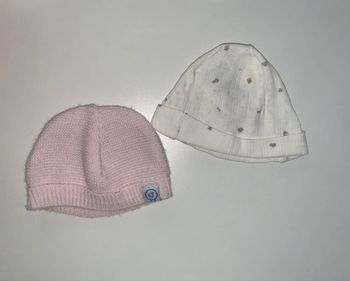 Lots 2 bonnets naissance