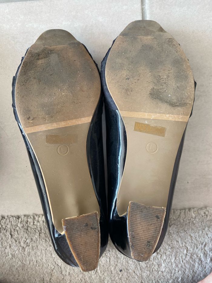 Sandales à talons blocs noires 37 - photo numéro 4
