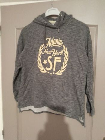 Sweat taille L gris Atlanta New York SF