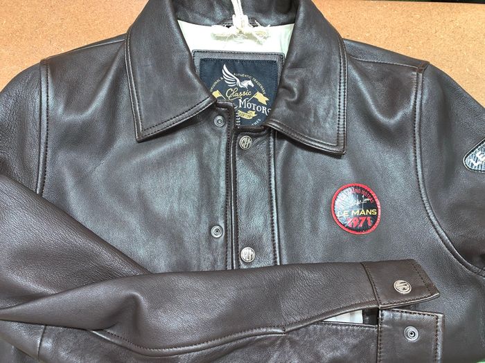 Veste cuir d’agneau Mainpol Steve Mc Queen - photo numéro 3