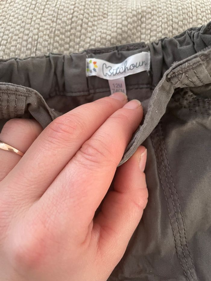 Pantalon gris garçon kitchoun 12 mois - photo numéro 3