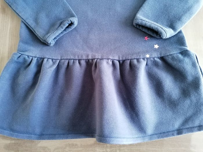 Robe sweat manches longues 80 cm - photo numéro 3