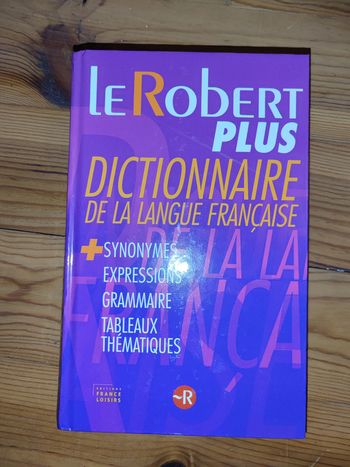 Livre Le robert plus dictionnaire de la langue francaise