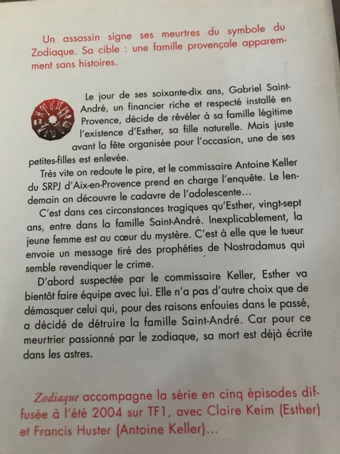 Livre Zodiaque - photo numéro 3