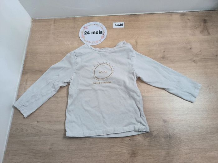 Lot 5 t-shirts manches longues 24 mois - photo numéro 2