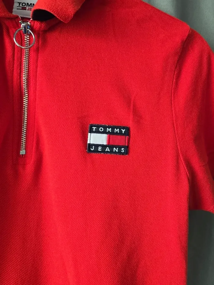 Polo rouge Tommy - photo numéro 4