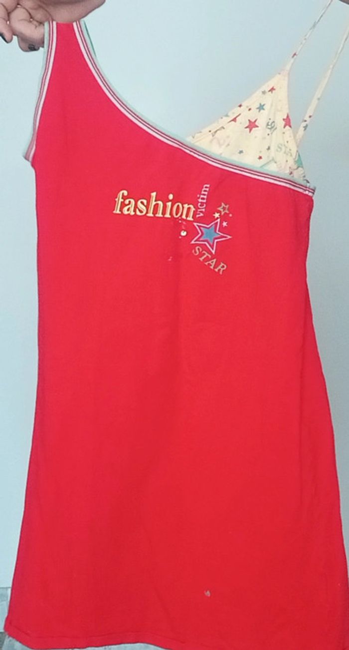 Robe d été courte asymétrique ado 14 ans - photo numéro 2