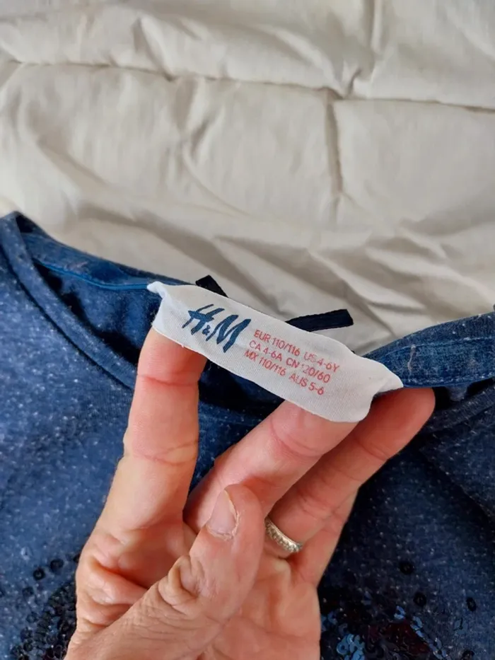 Tee-shirt manche fille 4 ans - photo numéro 3