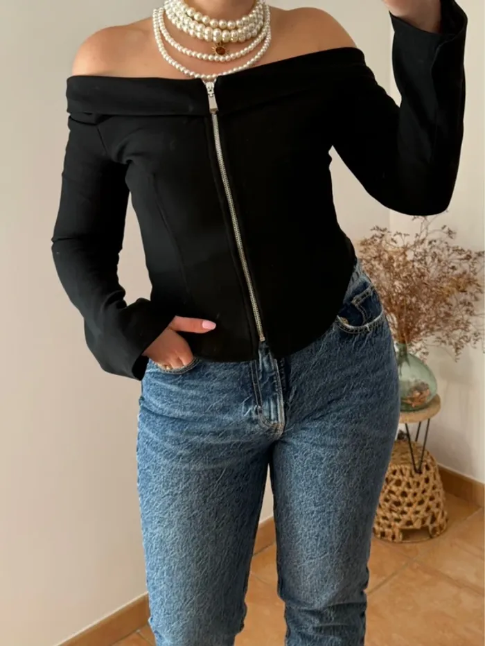 Blazer noir Zara neuf - Taille S - photo numéro 2