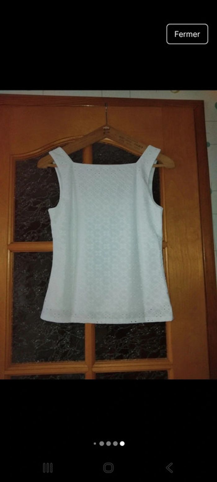 Top rétro à broderie anglaise - photo numéro 6