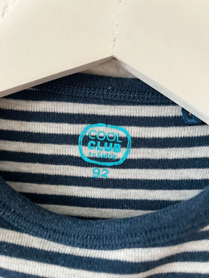 Body bébé rayé manches longues Cool Club – Taille 92 - photo numéro 4