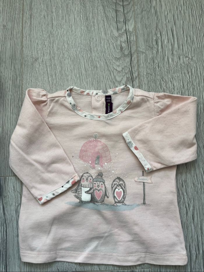 Ensemble 3 pièces fille Sergent Major – 3 mois / 60 cm 🐧💖 - photo numéro 4