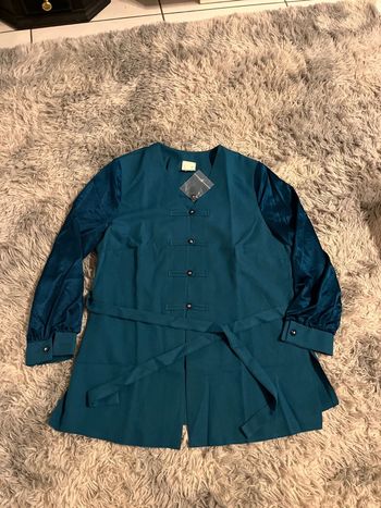 Veste haut bleu