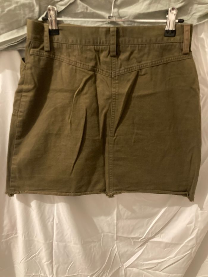 Jupe kaki ESSENTIEL – Taille 36 – coton – très bon état