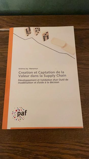 Création et Captation de la valeur dans la Supply Chain - Krishna Joy Heeramun