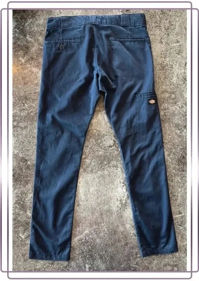 Chino bleu marine homme Dickies 32x32 Men navy blue Pantaloni uomo Marineblaue Chinos Herren - photo numéro 3