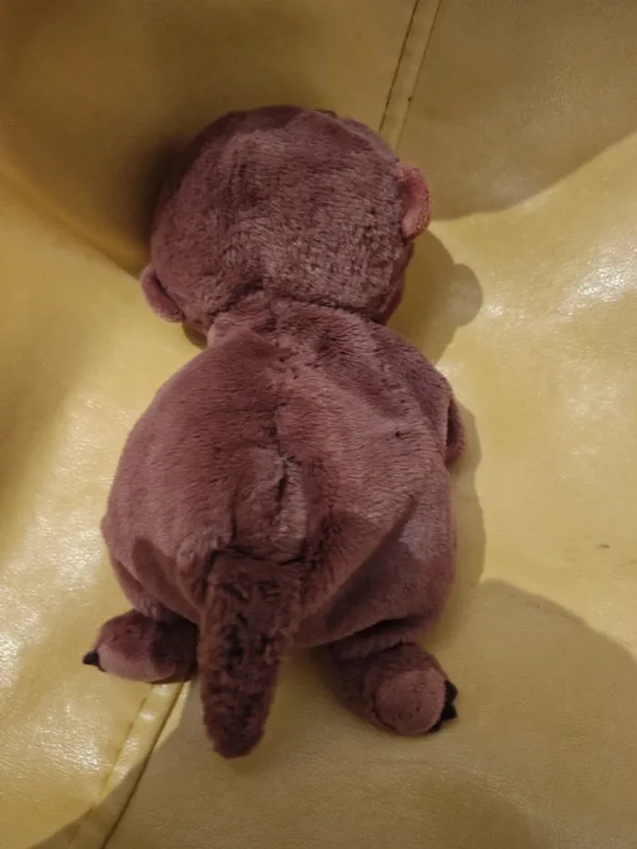 Peluche vintage Ty Beanie Bellies Collection « Mitch » la loutre - photo numéro 3