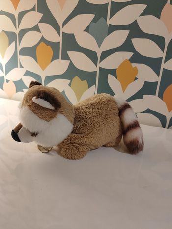 Peluche doudou raton laveur histoire d'ours